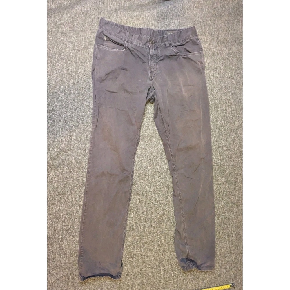 Linksoul Men's Gray Stone Performance Chino Cargo Straight Leg Pants Size 32